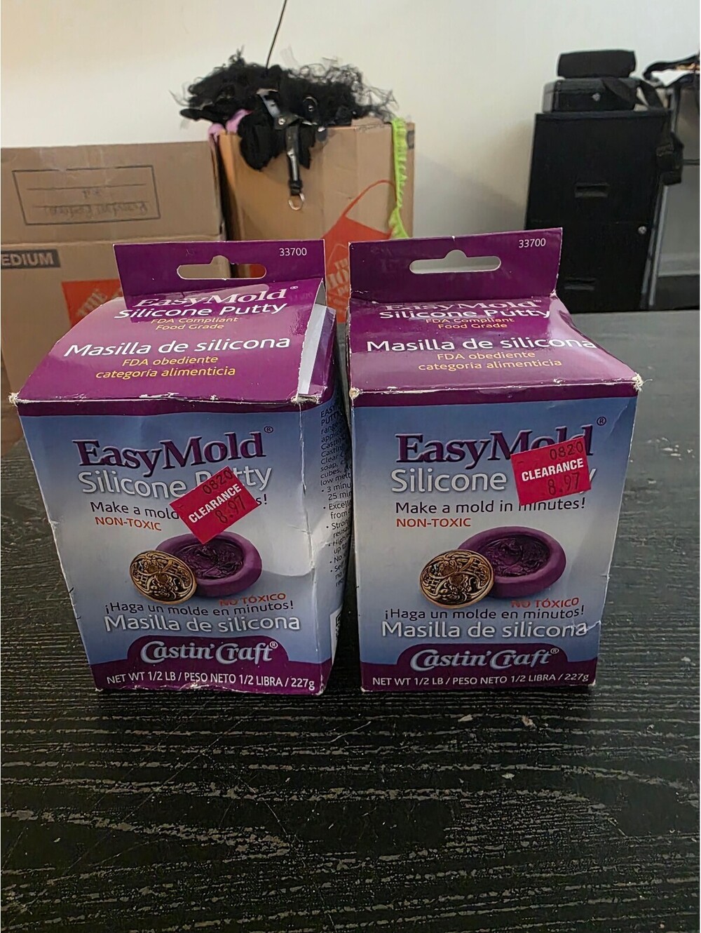 EasyMold Silicone Putty Mold Making Kit - 1/2 lb, Non-Toxic
